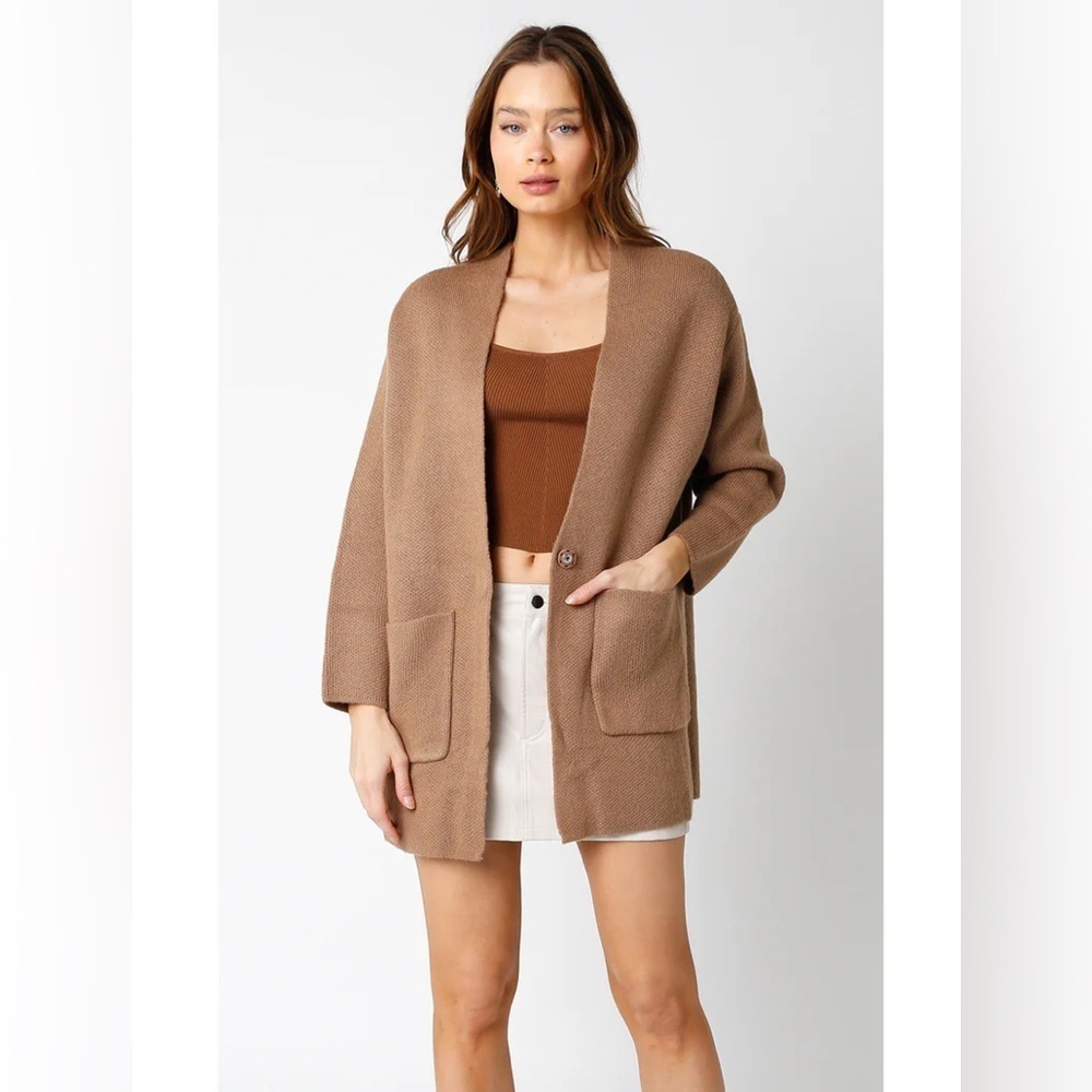 Aritzia Wilfred Free Brullon Sweater Cardigan - 100% Merino Wool